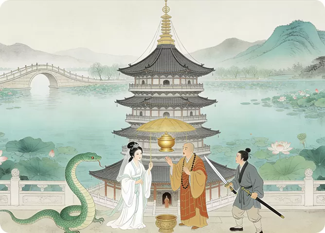 Leifeng Pagoda & White Snake Legend